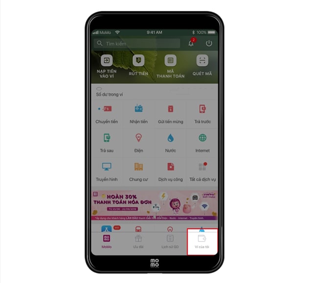 Xác thực tài khoản cá nhân trên Momo
